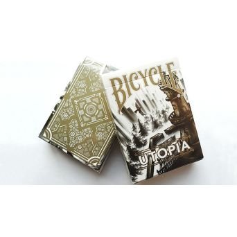 Carti de joc Bicycle Utopia Gold (Deschis) by Card Experiment - Carti De Joc Premium