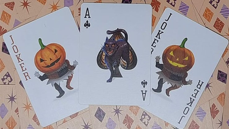 Carti de joc Bicycle Vintage Christmas & Halloween SET 2 pack by Collectable Playing Cards - Carti De Joc Premium
