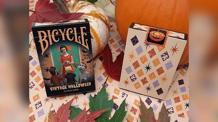 Carti de joc Bicycle Vintage Halloween by Collectable Playing Cards - Carti De Joc Premium