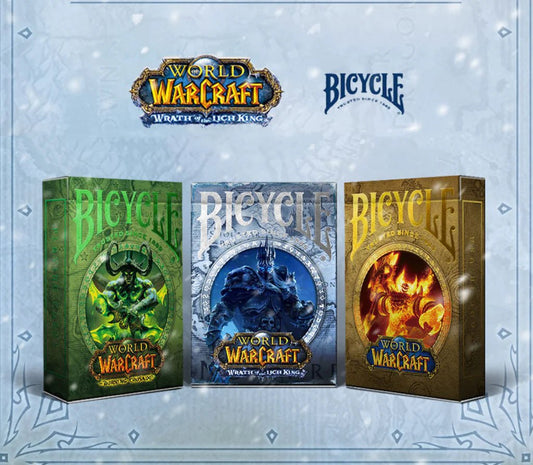 Carti de joc Bicycle World of Warcraft SET 3 pachete by Blizzard - Carti De Joc Premium