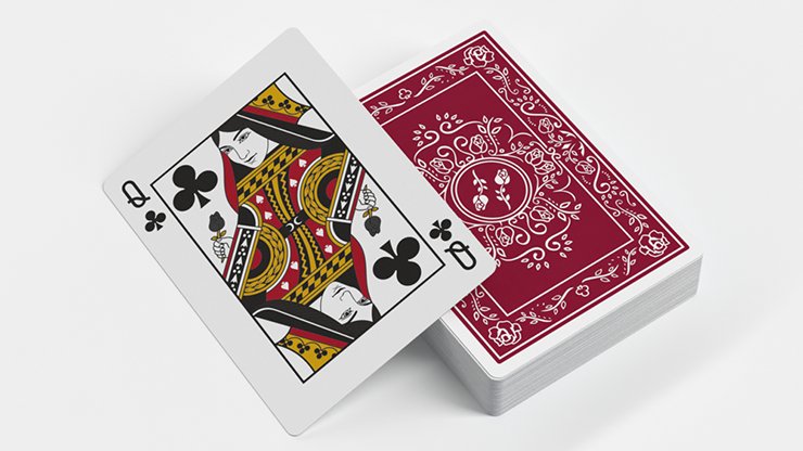 Carti de joc Black Roses Edelrot Fully Marked by Black Roses Playing Cards - Carti De Joc Premium