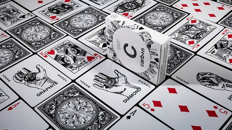 Carti de joc Carbon Diamond by Elemental PlayingCards - Carti De Joc Premium