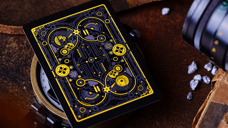 Carti de joc Cyberpunk Gold by Elephant Playing Cards - Carti De Joc Premium