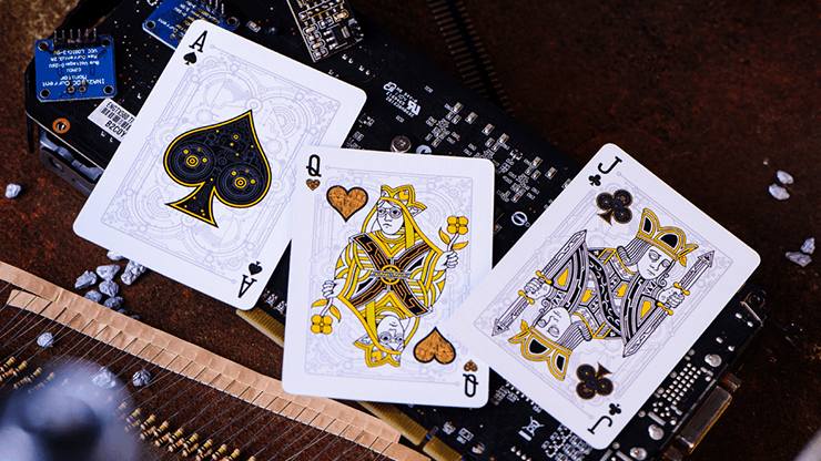 Carti de joc Cyberpunk Gold by Elephant Playing Cards - Carti De Joc Premium