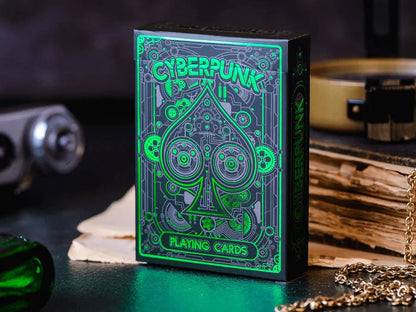 Carti de joc Cyberpunk Green by Elephant Playing Cards - Carti De Joc Premium