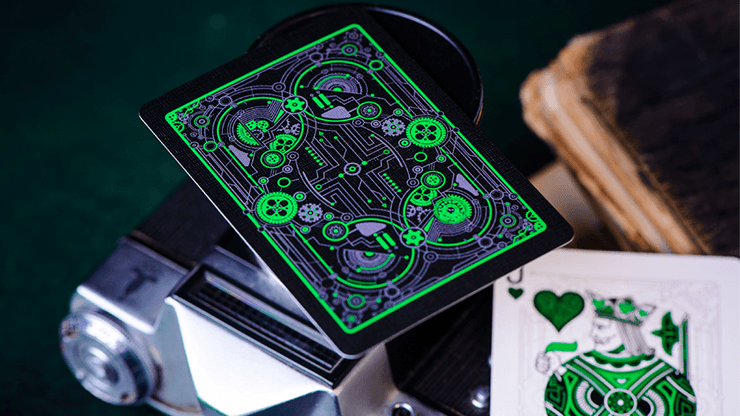 Carti de joc Cyberpunk Green by Elephant Playing Cards - Carti De Joc Premium