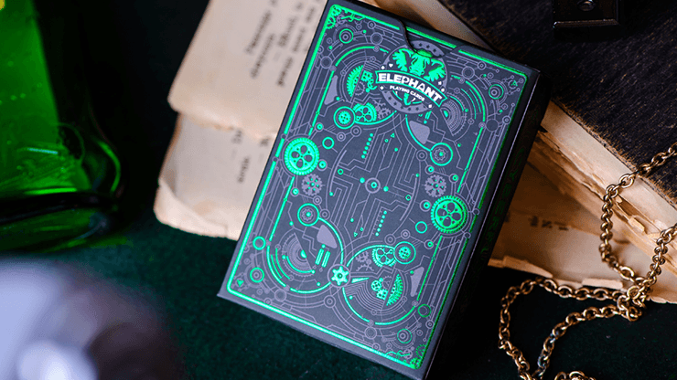 Carti de joc Cyberpunk Green by Elephant Playing Cards - Carti De Joc Premium