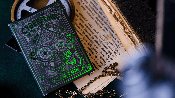 Carti de joc Cyberpunk Green by Elephant Playing Cards - Carti De Joc Premium