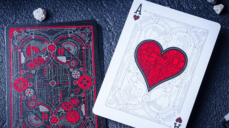 Carti de joc Cyberpunk Red by Elephant Playing Cards - Carti De Joc Premium