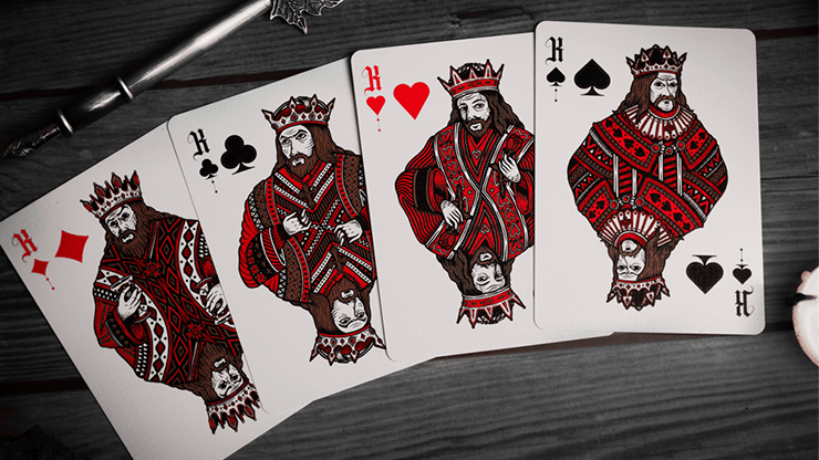 Carti de joc Deal With The Devil Scarlet Red by Darkside Playing Cards - Carti De Joc Premium