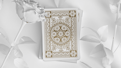 Carti de joc Dondorf White Gold by Black Roses Playing Cards - Carti De Joc Premium