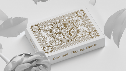 Carti de joc Dondorf White Gold by Black Roses Playing Cards - Carti De Joc Premium