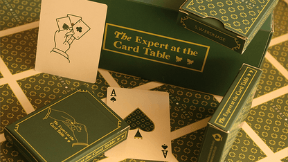 Carti de joc Expert at the Card Table Green by Magic Encarta - Carti De Joc Premium