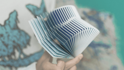 Carti de joc Flexible Gradients Blue 10th Anniversary by TCC Playing Cards - Carti De Joc Premium