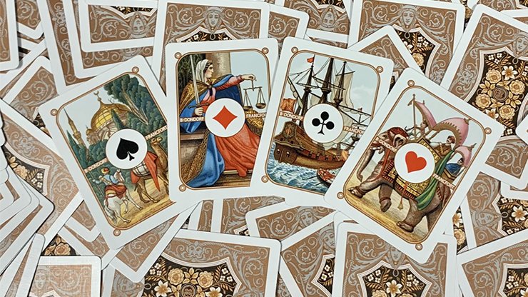 Carti de joc Four Continents Cooper by PlayingCardDecks - Carti De Joc Premium