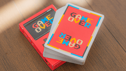 Carti de joc Game Over Red by Gemini Decks - Carti De Joc Premium