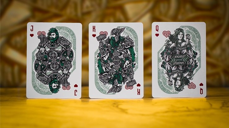 Carti de joc Gods of Norse Olive Esse by Divine Playing Cards - Carti De Joc Premium