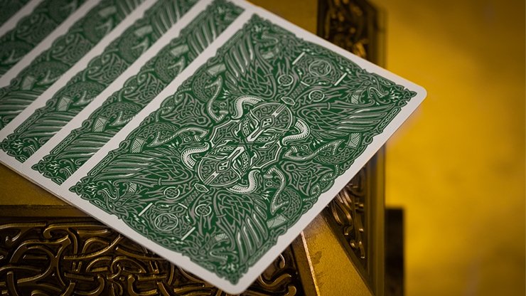 Carti de joc Gods of Norse Olive Esse by Divine Playing Cards - Carti De Joc Premium