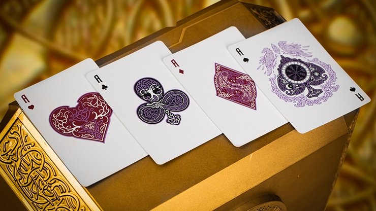 Carti de joc Gods of Norse Purple Royale by Divine Playing Cards - Carti De Joc Premium