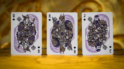 Carti de joc Gods of Norse Purple Royale by Divine Playing Cards - Carti De Joc Premium