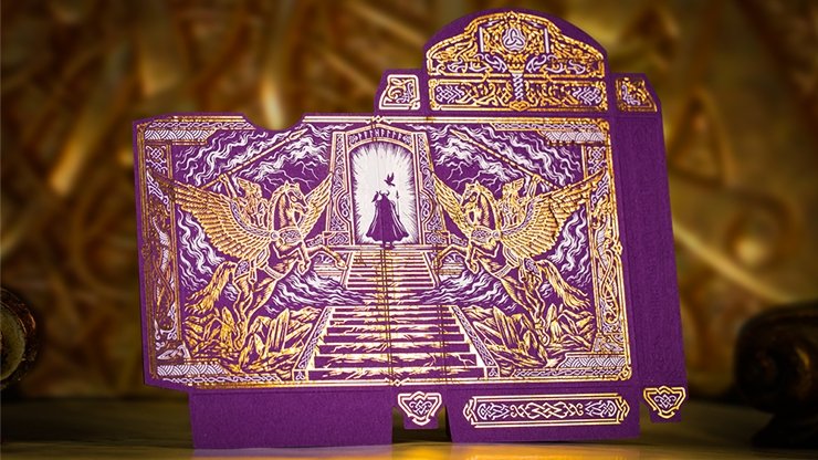 Carti de joc Gods of Norse Purple Royale by Divine Playing Cards - Carti De Joc Premium