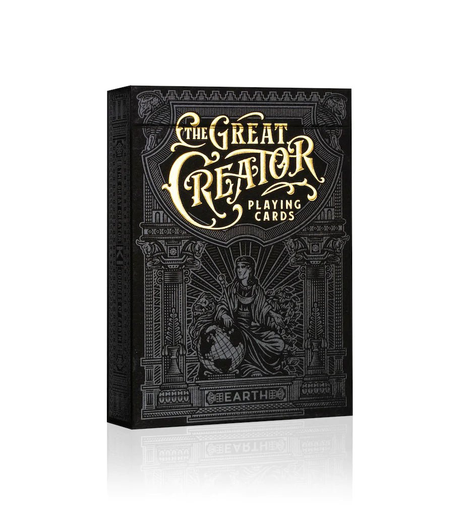 Carti de joc Great Creator (Foil) Earth Gold by Riffle Shuffle - Carti De Joc Premium