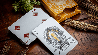 Carti de joc Hops & Barley Pale Gold Pilsner by Jocu Playing Cards - Carti De Joc Premium