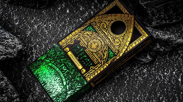 Carti de joc Inferno Emerald Blaze Edition by Darkside Playing Cards - Carti De Joc Premium