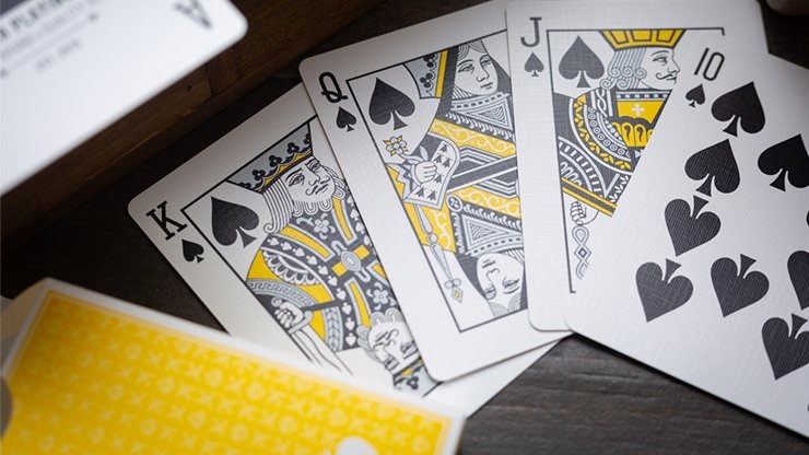 Carti de joc Jetsetter Lounge Edition in Taxyway Yellow by Jetsetter Playing Cards - Carti De Joc Premium