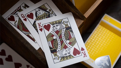 Carti de joc Jetsetter Lounge Edition in Taxyway Yellow by Jetsetter Playing Cards - Carti De Joc Premium