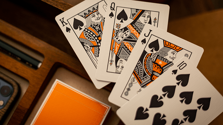 Carti de joc Jetsetter Orange Lounge Edition Standard Back by Jetsetter Playing Cards - Carti De Joc Premium