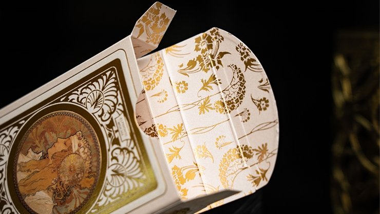 Carti de joc Mucha Gismonda Standard Gold Edition by TCC Playing Cards - Carti De Joc Premium