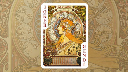 Carti de joc Mucha Gismonda Standard Gold Edition by TCC Playing Cards - Carti De Joc Premium