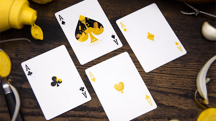 Carti de joc Mustard by Fast Food Playing Cards - Carti De Joc Premium