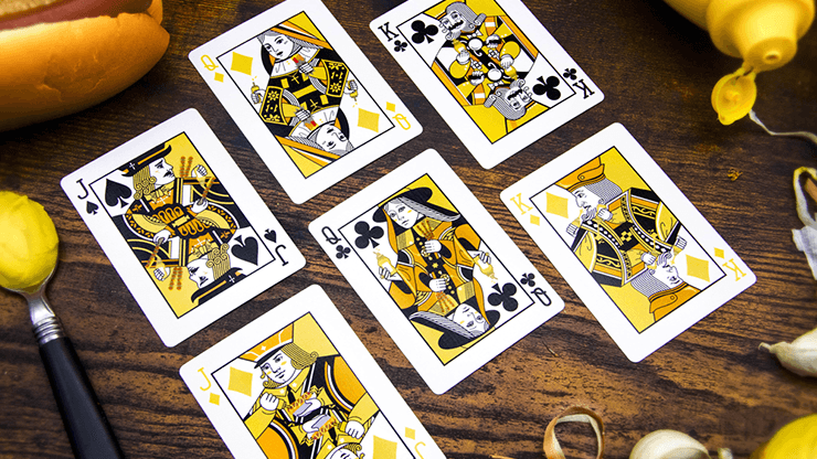 Carti de joc Mustard by Fast Food Playing Cards - Carti De Joc Premium