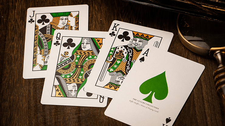 Carti de joc Noc Luxury Collection Emerald by Riffle Shuffle & The House Of Playing Cards - Carti De Joc Premium