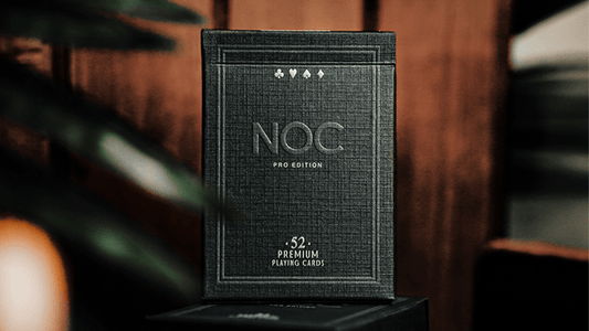 Carti de joc NOC Pro 2021 Jet Black by The House of Playing Cards - Carti De Joc Premium