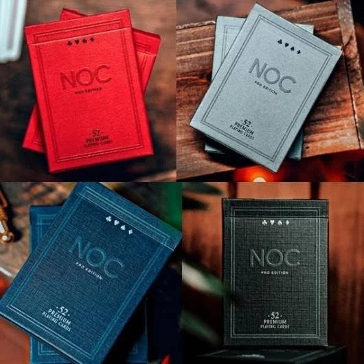 Carti de joc NOC Pro 2021 SET 4 pachete by The House of Playing Cards - Carti De Joc Premium