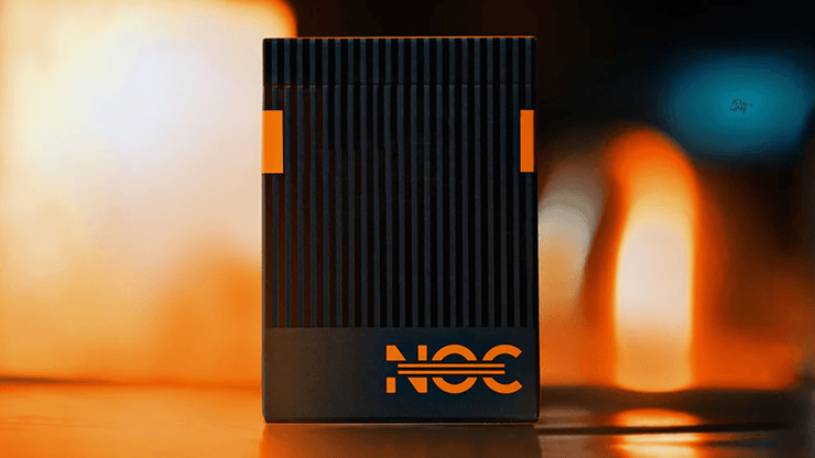 Carti de joc NOC3000X3 : Black/Orange (Human) by The House Of Playing Cards - Carti De Joc Premium