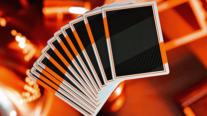 Carti de joc NOC3000X3 : Black/Orange (Human) by The House Of Playing Cards - Carti De Joc Premium