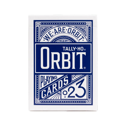 Carti de joc Orbit Tally Ho Circle Back Blue by Orbit Playing Cards - Carti De Joc Premium