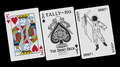 Carti de joc Orbit Tally Ho Circle Back Blue & Red SET 2 pachte by Orbit Playing Cards - Carti De Joc Premium