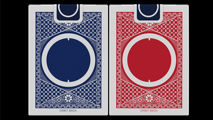 Carti de joc Orbit Tally Ho Circle Back Red by Orbit Playing Cards - Carti De Joc Premium