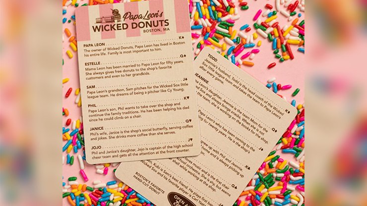 Carti de joc Papa Leon's Wicked Donuts Vanilla by Wounded Corner and Cam Toner - Carti De Joc Premium