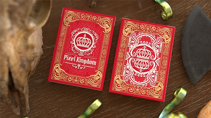 Carti de joc Pixel Kingdom Red Edition by Plan52 - Carti De Joc Premium