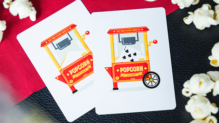 Carti de joc Popcorn by Fast Food Playing Cards - Carti De Joc Premium