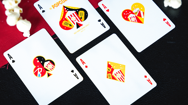 Carti de joc Popcorn by Fast Food Playing Cards - Carti De Joc Premium