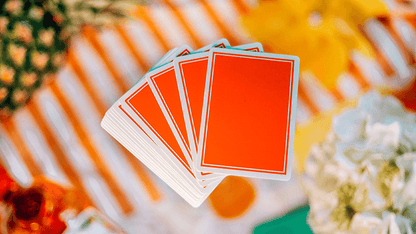 Carti de joc Summer Noc Pro Sunset Orange by The House of Playing Cards - Carti De Joc Premium