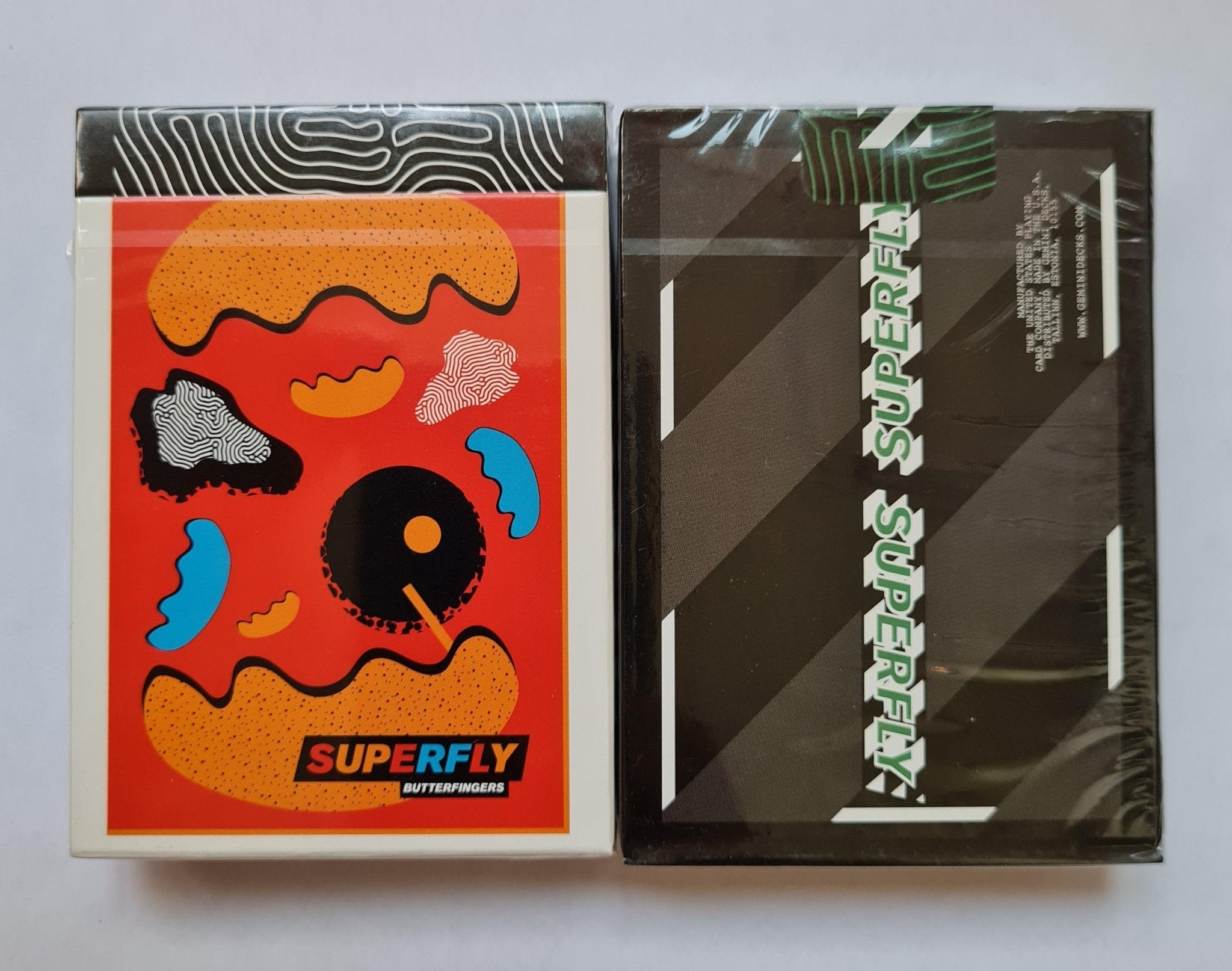 Superfly Butterfingers Red & Phantom SET 2 pack by Gemini Decks