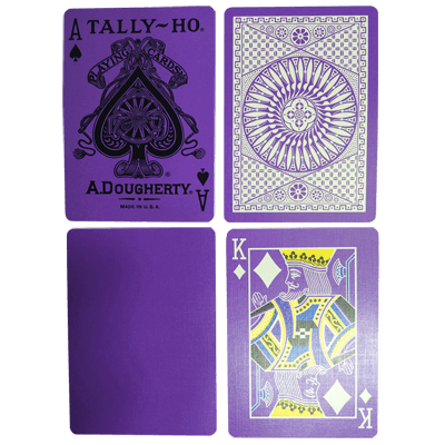 Carti de joc Tally Ho Circle Back Purple by Aloy Studios - Carti De Joc Premium